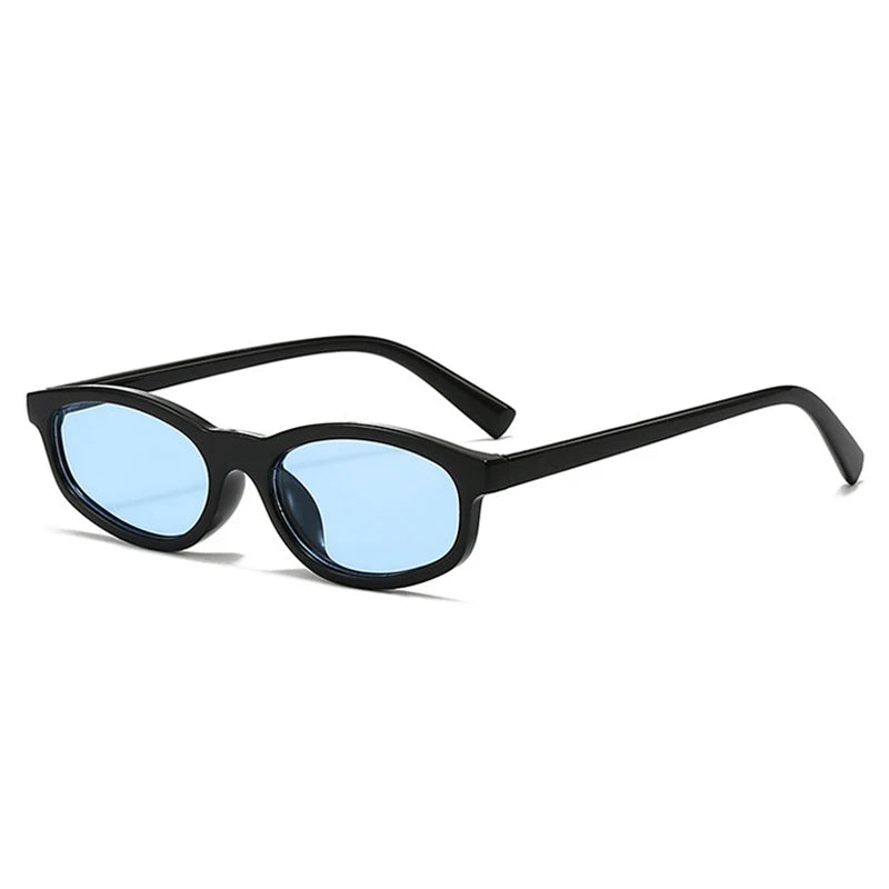 JNPCXI New Retro Small Cat Eye Sunglasses Women Leopard Blue Shades UV400 Fashion Men Trending Sun Glasses