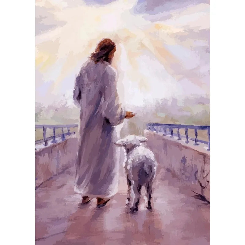 Jesus Lion Christian Hand of God Canvas Paint Religious Posters Wall Art 10