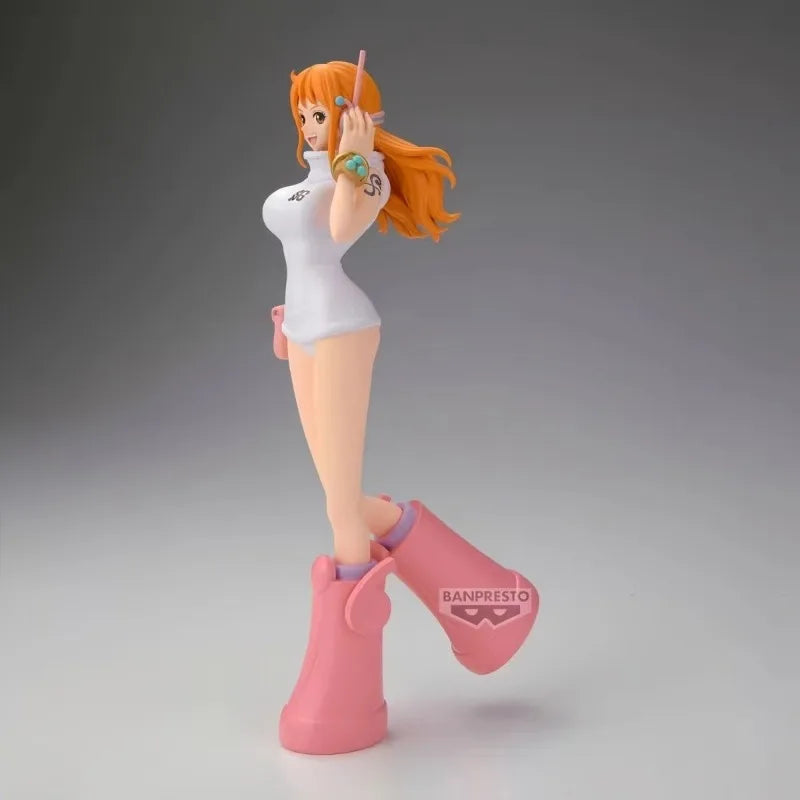 【IN STOCK】Original Banpresto Glitter & Glamours One Piece Nami Egghead Style SSG 25cm Action Figure Collectible Model Toy Gift