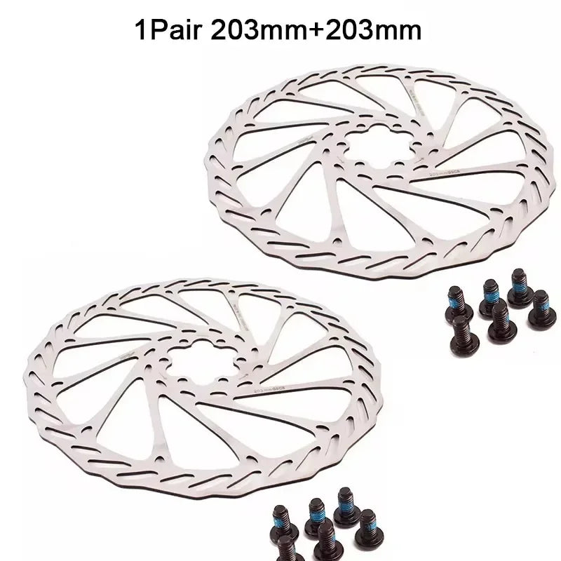MTB Bike Disc Brake Rotor HSI G3 140 160 180 203 Mountain Road Folding BMX Bicycle Brake Rotor with Screws Durable Cycling Parts