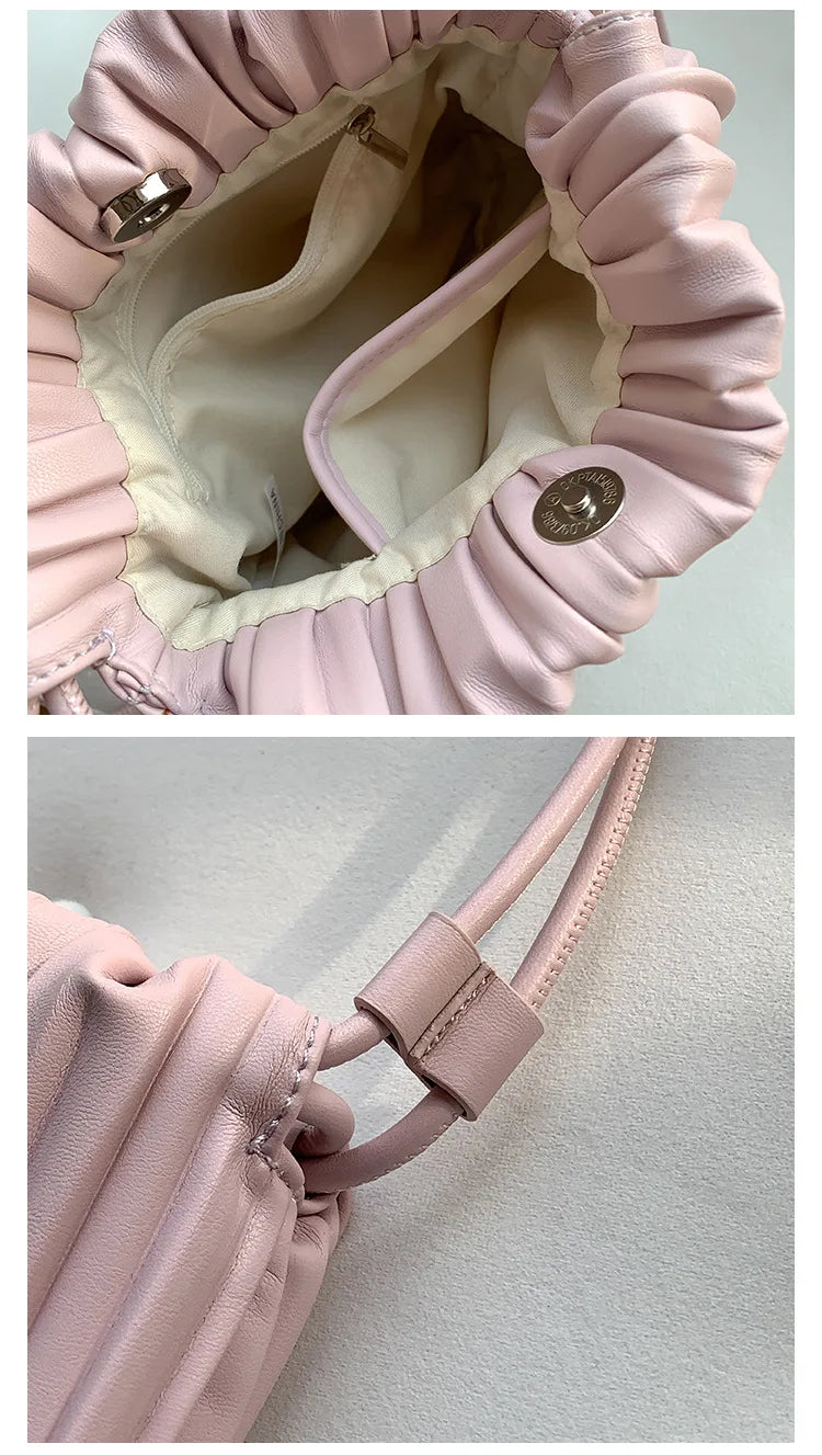 Pink Summer Fashion Crossbody Bag Women's PU Shoulder Mini Luxury Casual Bag