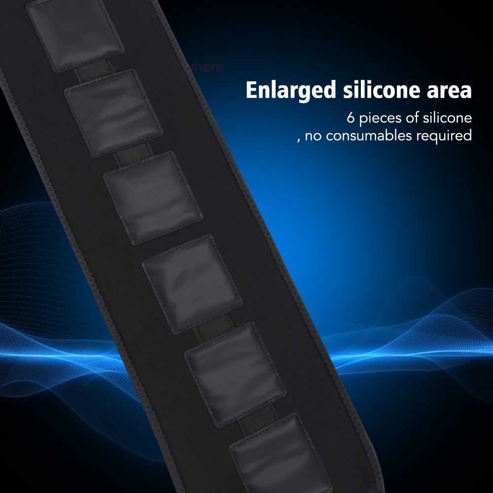 6 Modes Abdominal Electrical Stimulation Belt EMS Slimming Belt Trainer ABS Muscle Stimulator Body Fitness Electric Weight Loss