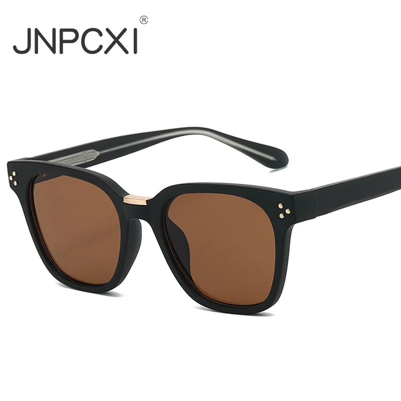 JNPCXI New Luxury Classic Square Sunglasses for Women Men UV Protection Driving Fishing Shades Sun Glasses