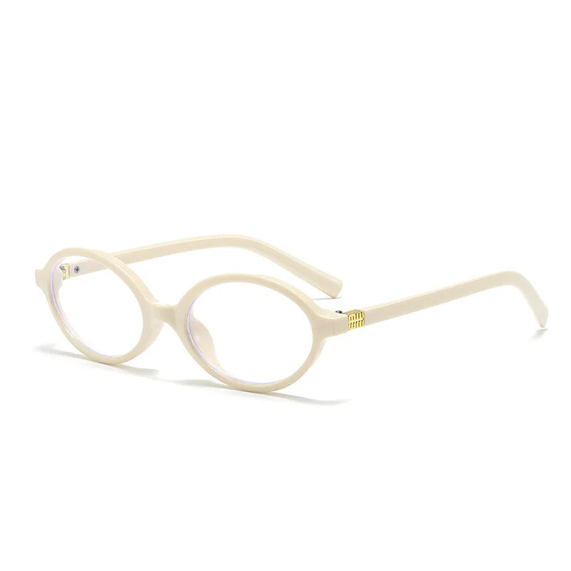 Blue Light Blocking Retro Y2K Style Small Frame Glasses Chic Leopard Print for TV Computer Phone Use Perfect for Parties