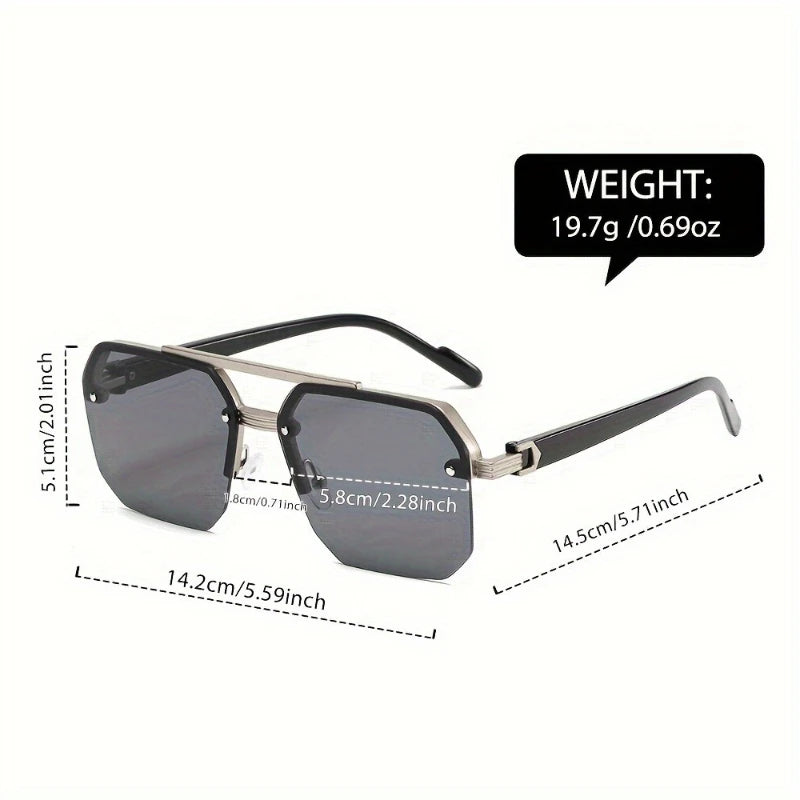 Men'S Classic Square Fashion Glasses Business Casual Style Durable Stylish for Everyday Use Stylish Eyewear