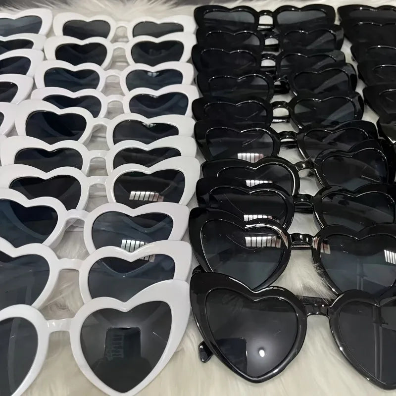 40pcs Heart shaped Glasses Wedding Party Birthday Gift Birthday Gift Bachelor Party Party Supplies Halloween Christmas Gift
