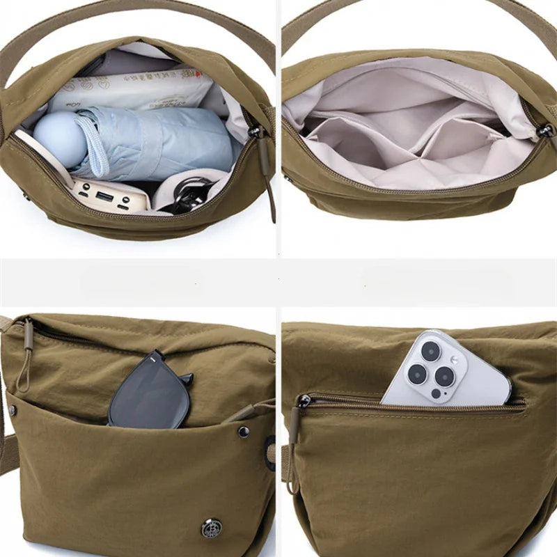 New Fashionable Women's Bag Lightweight Nylon Crossbody Bag for Women Female Shoulder Bags Trend Designer Handbags Tote 2026