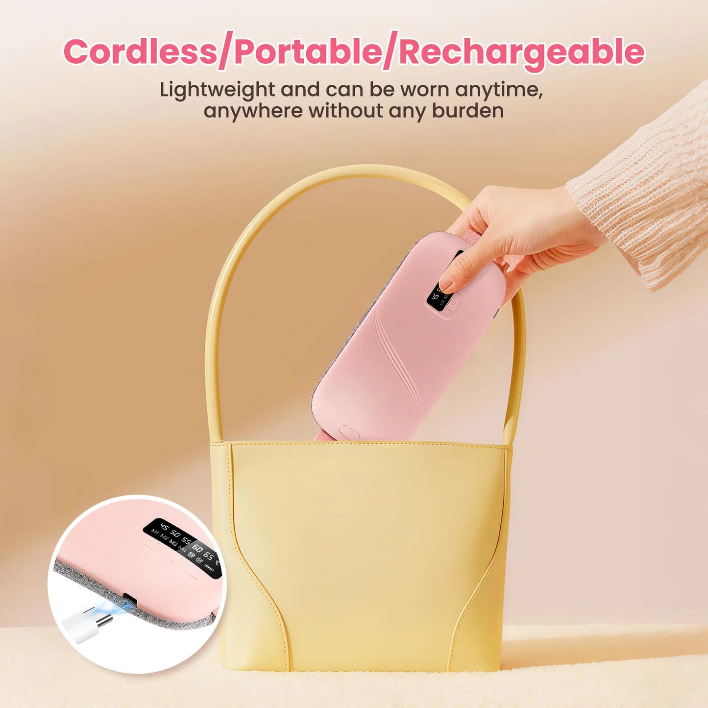 Waist Uterus Warming Belt Warm Temperature Adjustable Palace Treasure Heating Waist Protection Hot Compression Vibration Belt