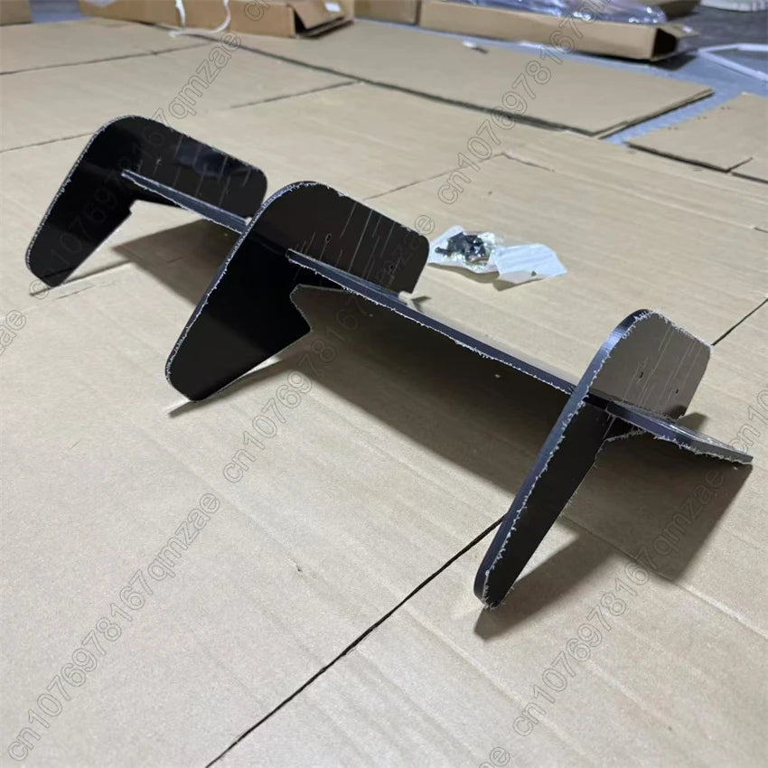 For VW Polo MK5 GTI 6R 6C Two/Four Door Facelift 2010-2018 Car Rear Bumper Diffuser Spoiler Splitter Body Kit Tuning Black