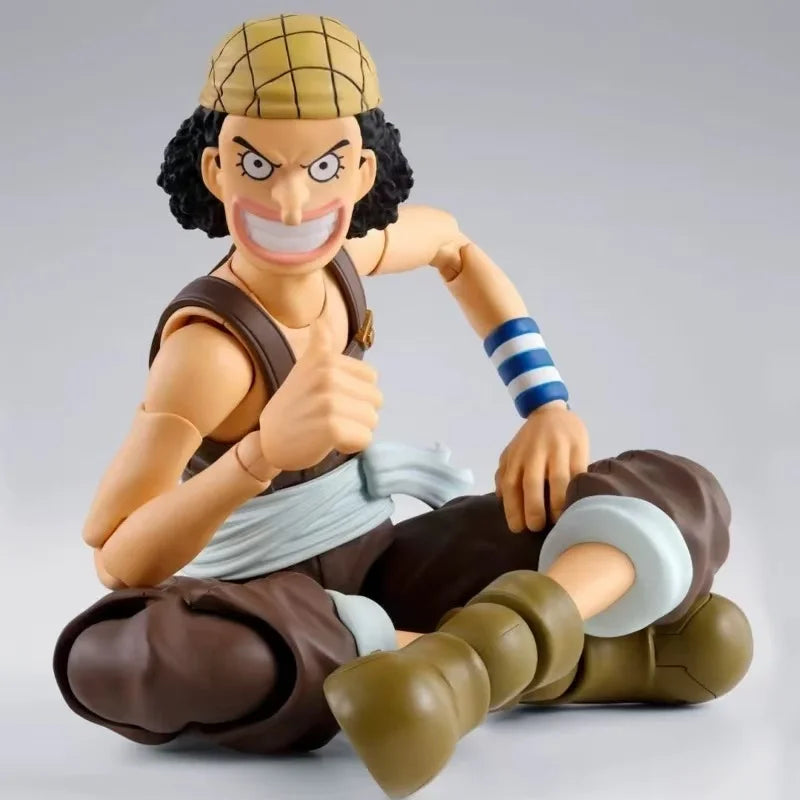 【IN STOCK】Original Bandai S.H.Figuarts One Piece Usopp 14cm Action Figure PVC ABS Collectible Model Toy Gift