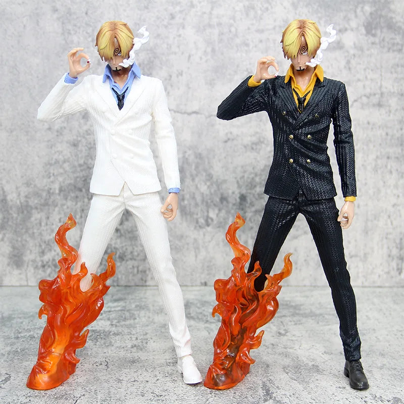 12.6" One Piece Anime Sanji Action Figure Vinsmoke Sanji Figma PVC Model Statue