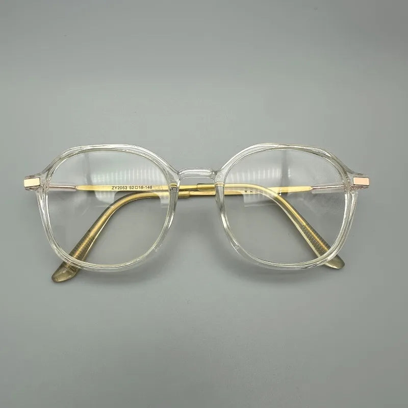 Anti Blue Light Radiation Eyeglass Frame for Women, Korean Style European Trend Influencer, Flat Lens for Both Men and Women