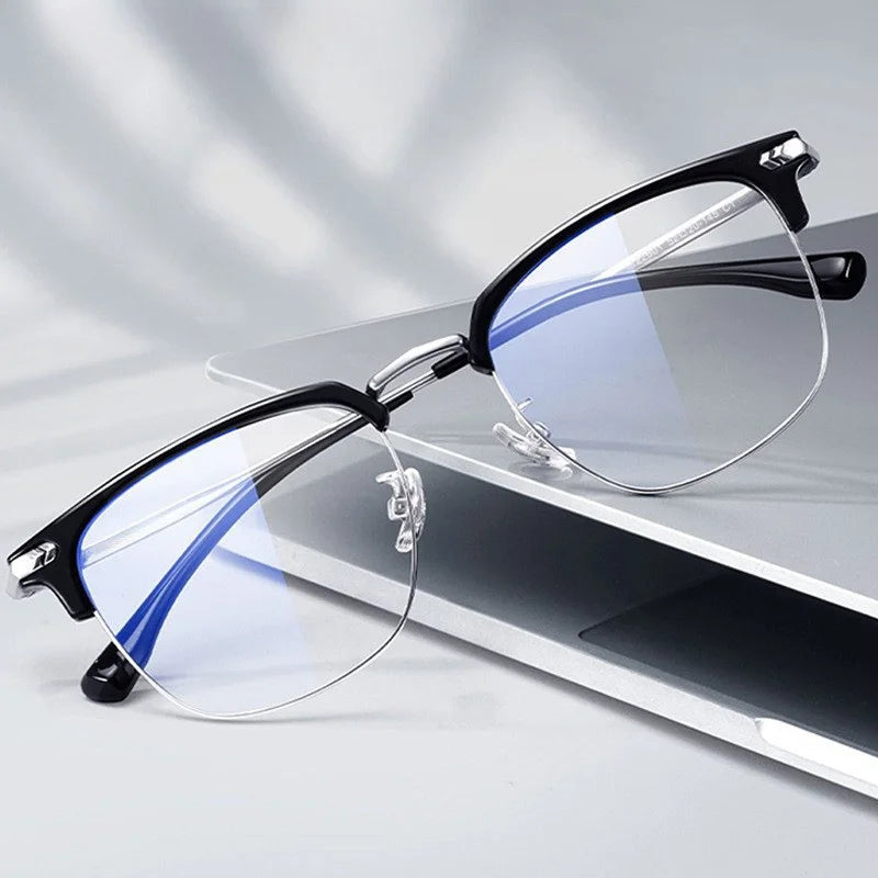 Blue Light Blocking Glasses Square Eyewear Computer Screen Protection for Office Work