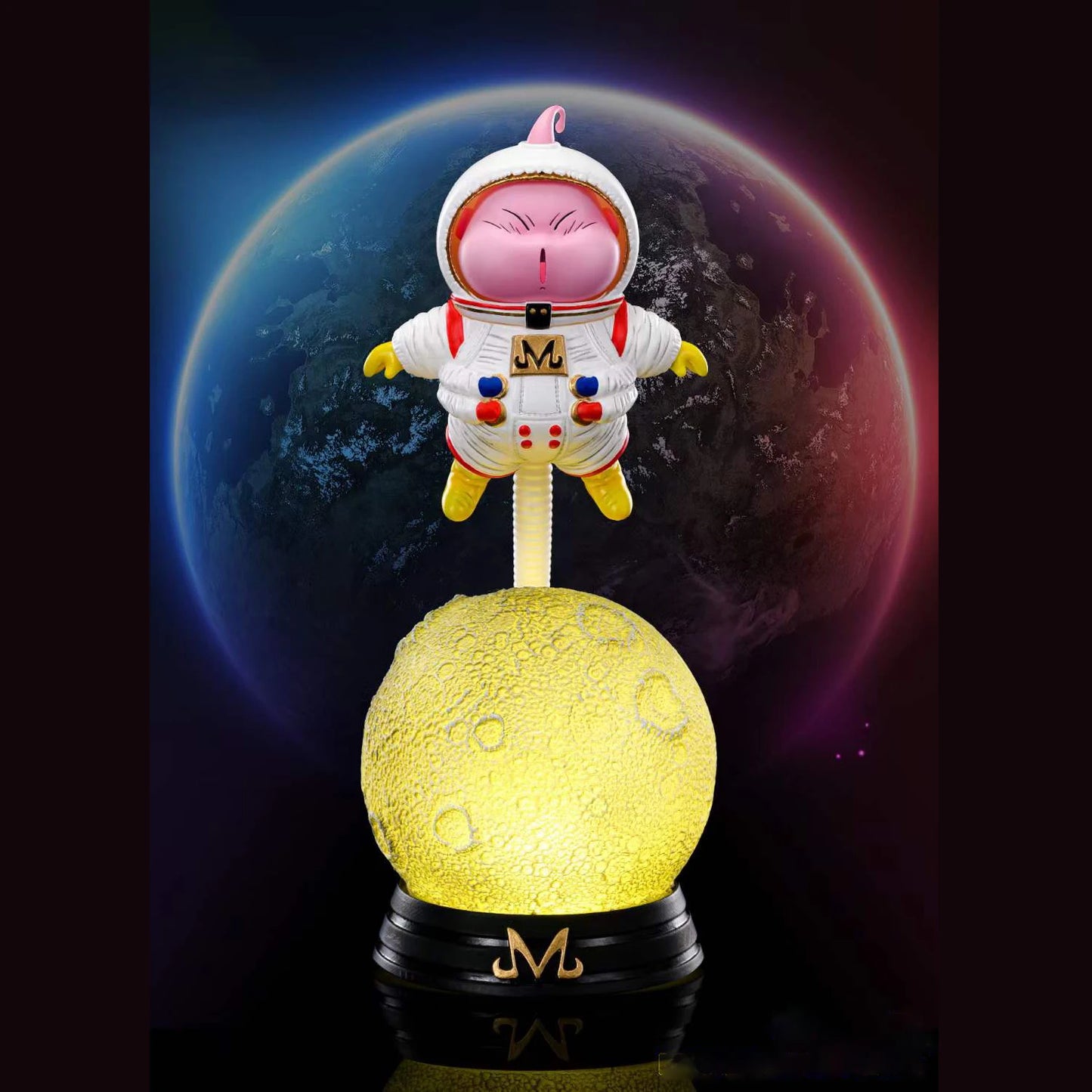 Dragon Ball Fat Buu Night Light Spacesuit Majin Buu Action Figure Collection Model Toy Room Decor Lamp Birthday Gifts