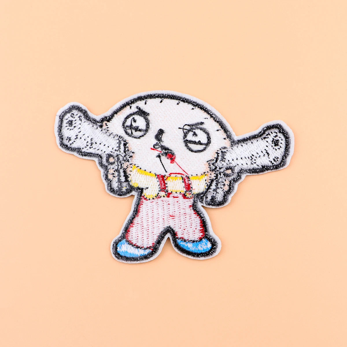 Cartoon Boy Iron On Patch Clothes Patch For Clothing Funny Embroidered Patch Garment Apparel Accessories Sewing Stickers