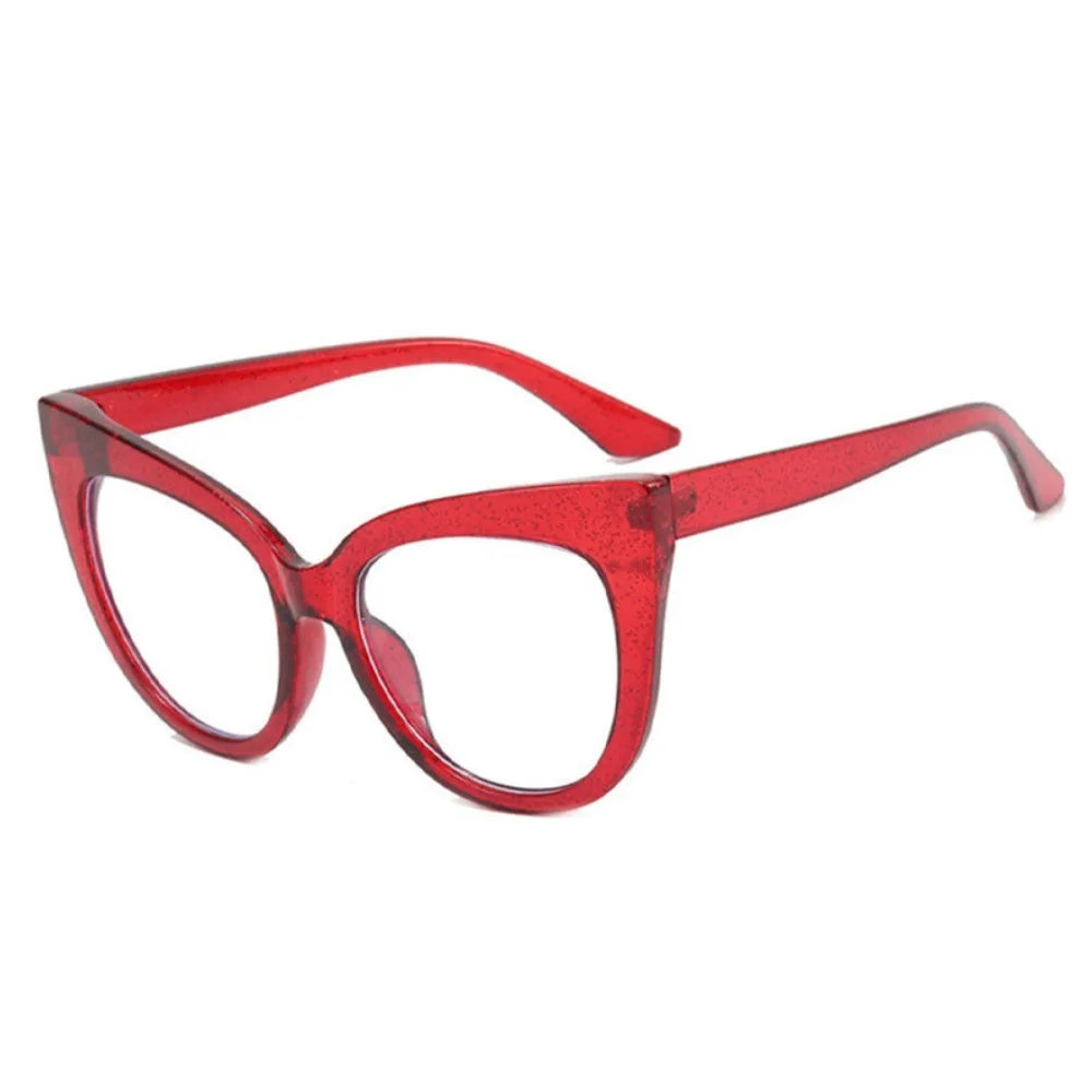 Cat Eye Anti Radiation Eyeglasses For Women Men Fashion Anti Blue Light UV400  Aesthetic Glasses Unisex Glass