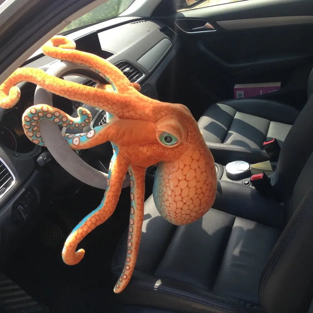 Simulation Octopus Tucked Stuffed Realistic Squid Toys Animal Dolls Funny Decor Realistic Squid High Quality Gifts For Friends