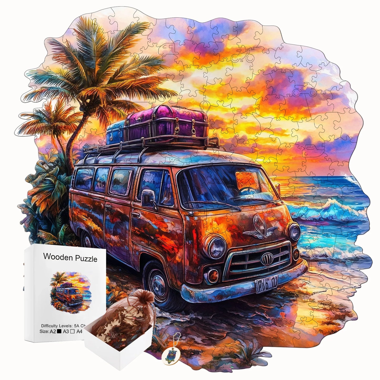 Interesting Wooden Jigsaw Puzzle Artistic Home Decor Christmas and Halloween Gift Toy For Teen And Kid