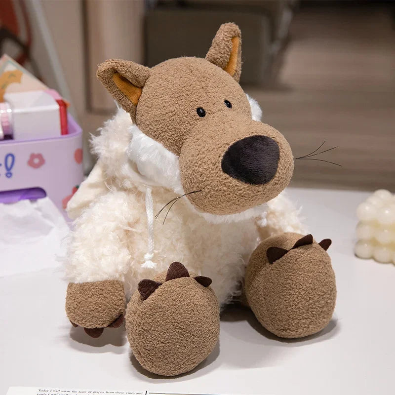 25/35/50cm Sleepy Sheep wolf in sheep clothing Plushie Lamb Toy Cute Soft Gift Plush Toy Holiday Gift Plush Sheep For Boy Girl