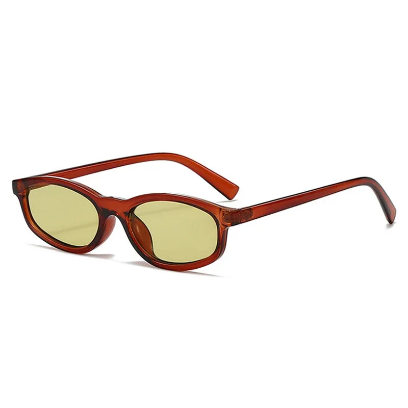 JNPCXI New Retro Small Cat Eye Sunglasses Women Leopard Blue Shades UV400 Fashion Men Trending Sun Glasses