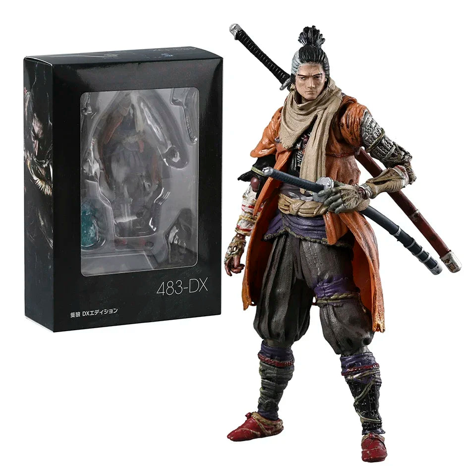 6" Figma 483-DX Shadows Die Twice Sekiro Movable Action Figure Model Collection
