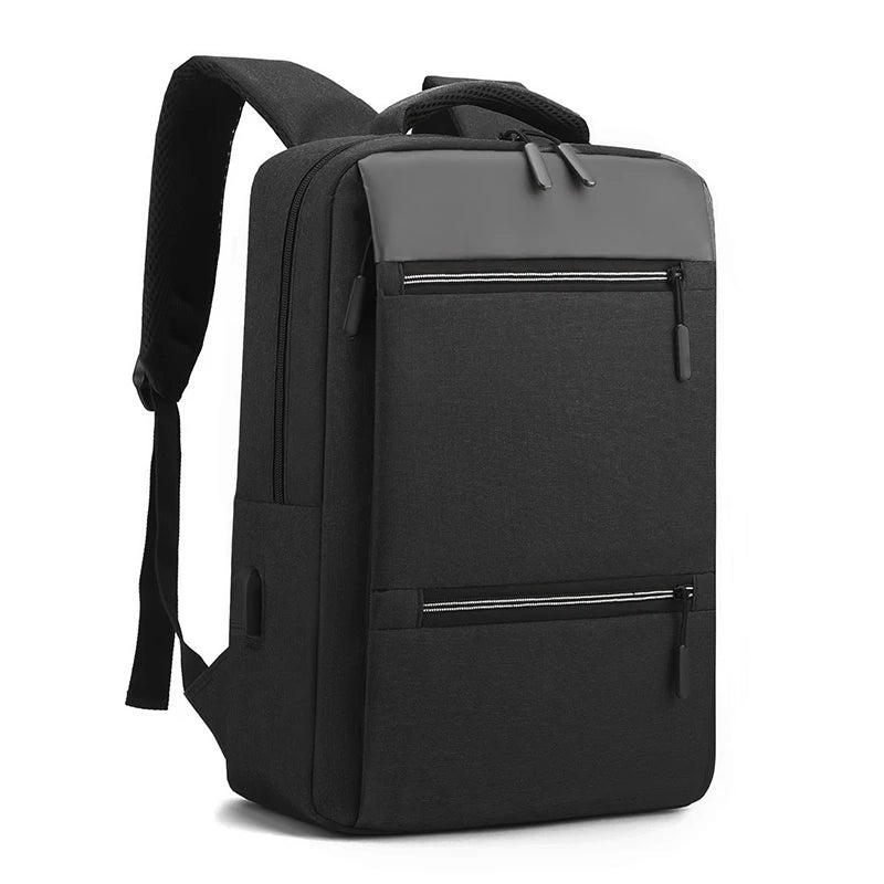 Business Laptop Backpack, Large Capacity Travel Bag w/ Adjustable Shoulder Strap