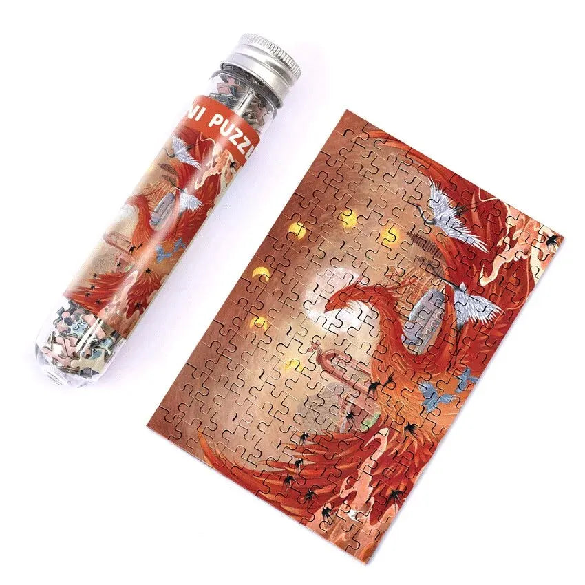 Mini Jigsaw Puzzles 150pcs Test Tube Puzzle Lucky Girl Decompress Toy Educational Family Game