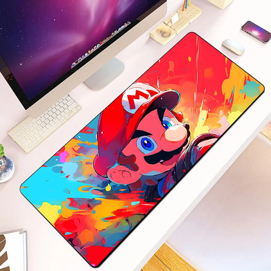 Game Bros Super Marios Mousepad HD Printing PC Game Keyboard Non-slip Mouse Pad6