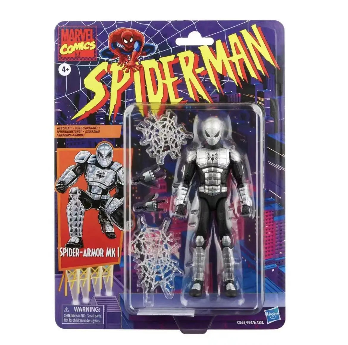 Original Hasbro Marvel Legends Series SPIDET-MAN SPIDER-ARMOR MK I Action Toy Figure