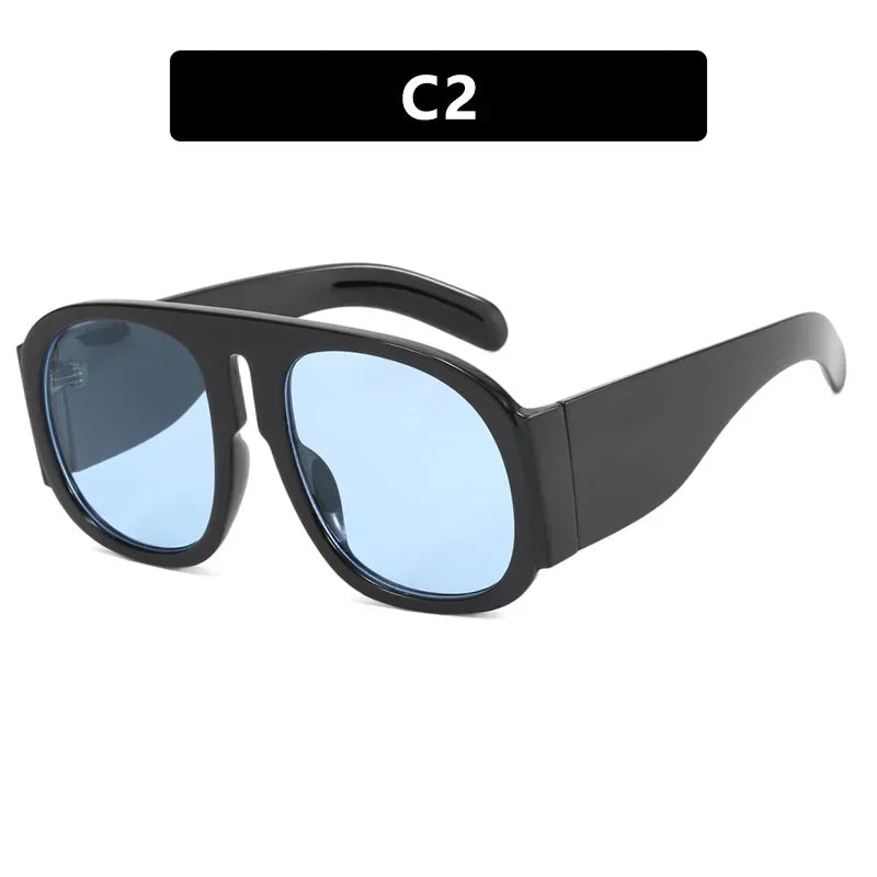 JNPCXI Goggles Oversized Glasses Frame Women One Piece Optical Shades Men Luxury Eyeglasses Frame Men Computer Glasses