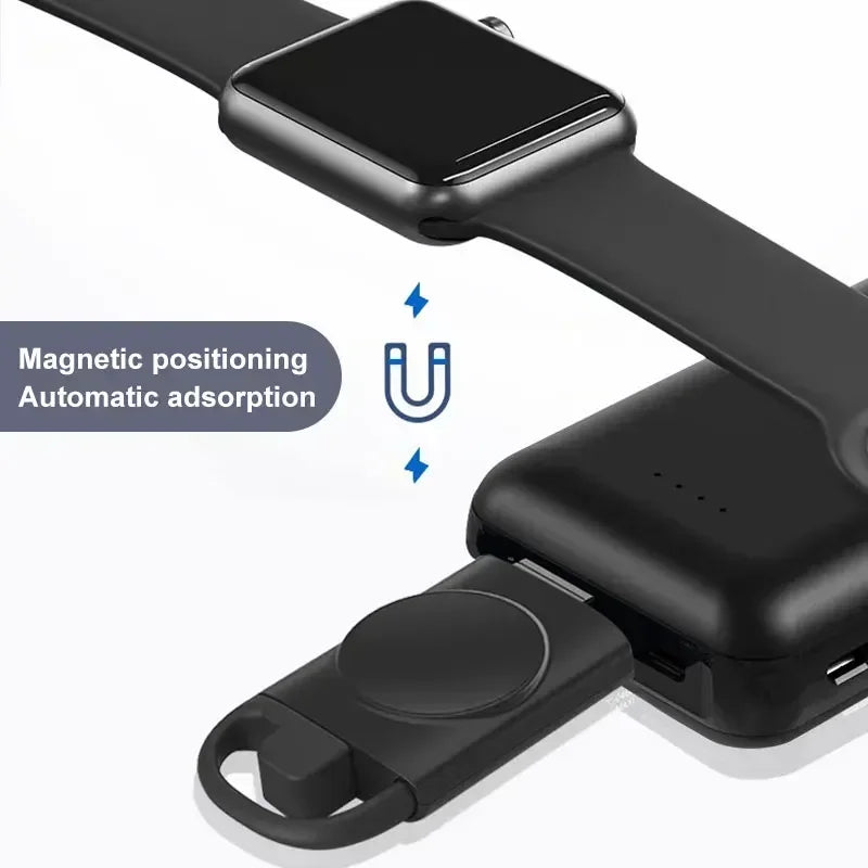 Fast Magnetic Watch Wireless Charger for Apple Watch IWatch 9 8 7 6 5 4 3 SE Ultra Dock Adapter Type C PD USB Portable Charging