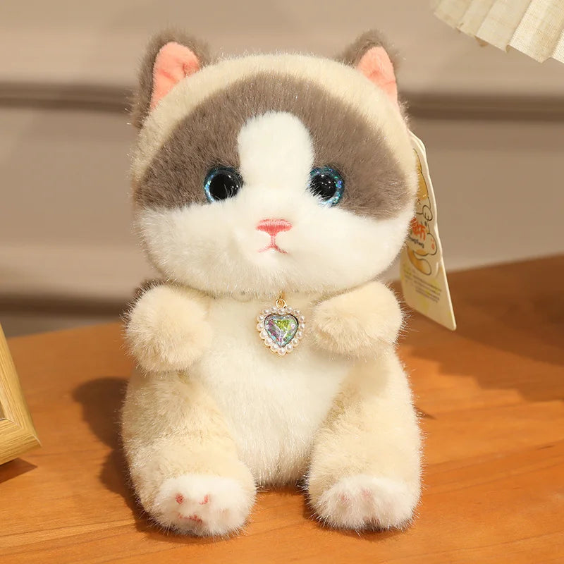 Super Cute Mini Chef Kitten Plush Toys Delicate Handmade Cartoon Pastry Chef Cat Doll Funny Keychain Bags Decro Toys Nice Gift