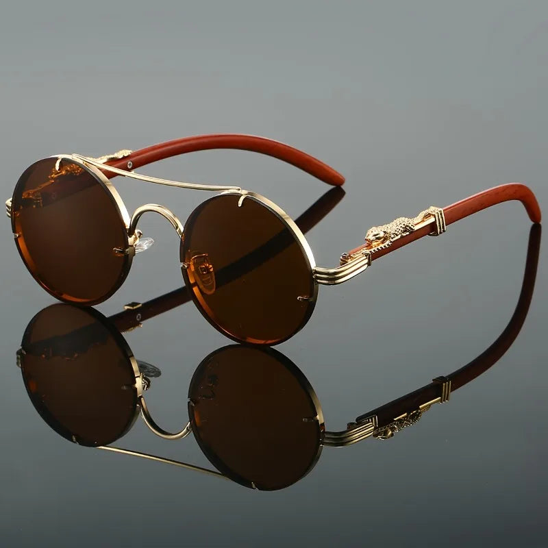 Retro Unisex Fashion Glasses - Retro Metal and Acetate Fiber Frame, Full Frame Square Design with Decorative Elements