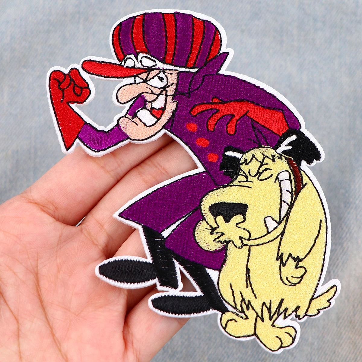 Funny Dog Embroidery Patches For Clothing Cute Patches For Clothes Cartoon Animal DIY Iron on Patch On Clothes Stickers