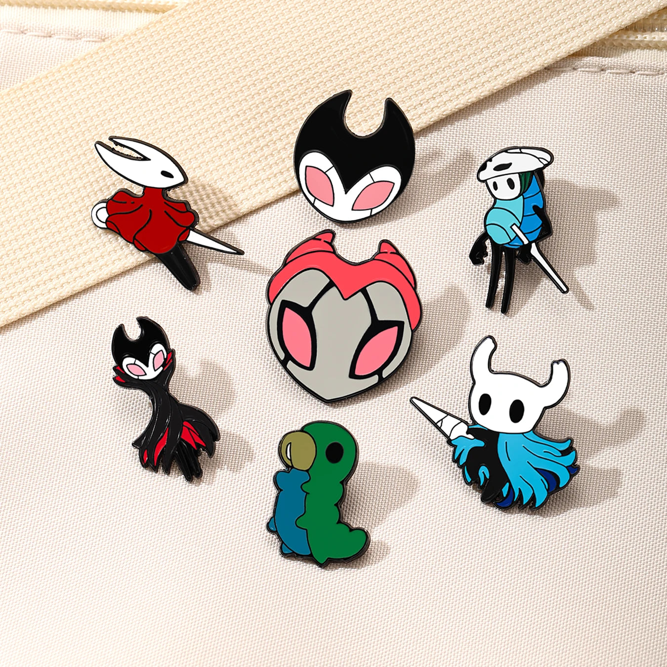7pcs Cartoon Character Enamel Lapel Pins Kids Collectible Badges Cute Children's Gift Jewelry for Backpacks Decoration
