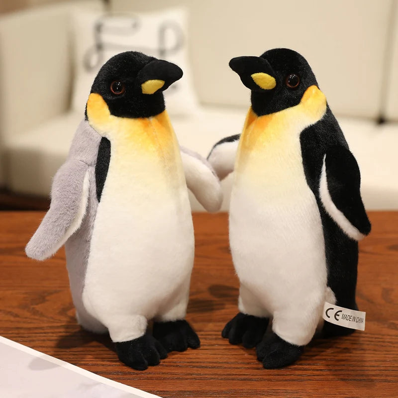 Cute  Chubby Polar Penguin Plush Toy Stuffed Fullfil Soft Real Life Animal Doll Home Decoration Birthday Gifts Emperor Penguin