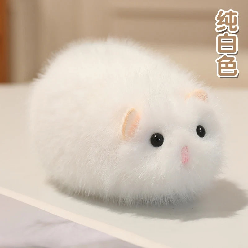 Creative Mouse Doll Plush Cartoon Golden Hamster Rat Doll Soft Oversized Animal Figure Kids Gift Birthday