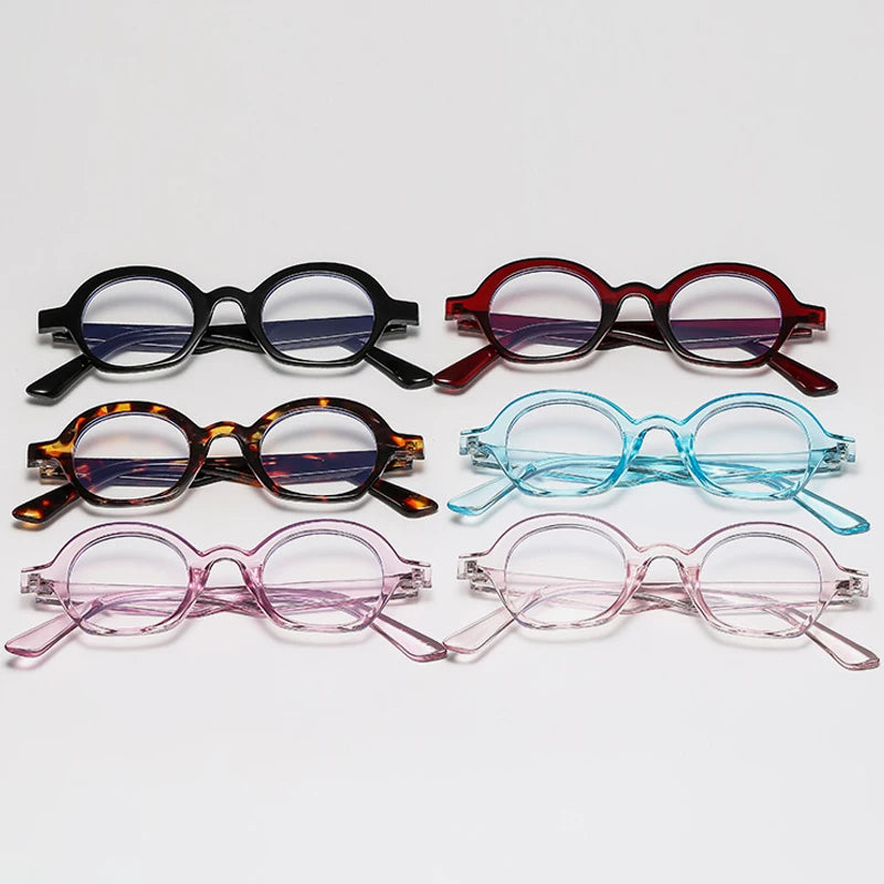 JNPCXI New Fashion Round Glasses Frame Women Clear Anti Blue Light Eyewear Vintage Men Optical Frame Prescription Glasses
