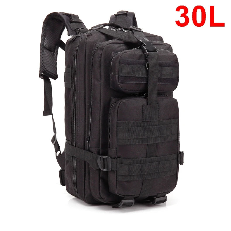 30/50L Tactical Backpack Military Survival Outdoor Molle Assault Pack Hiking Bag