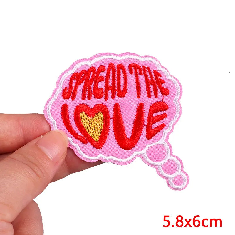 Netherland Oeteldonk Emblem Embroidery Patch Iron On Patches For Clothes DIY Star Heart Carnival For Netherland Embroidery Patch