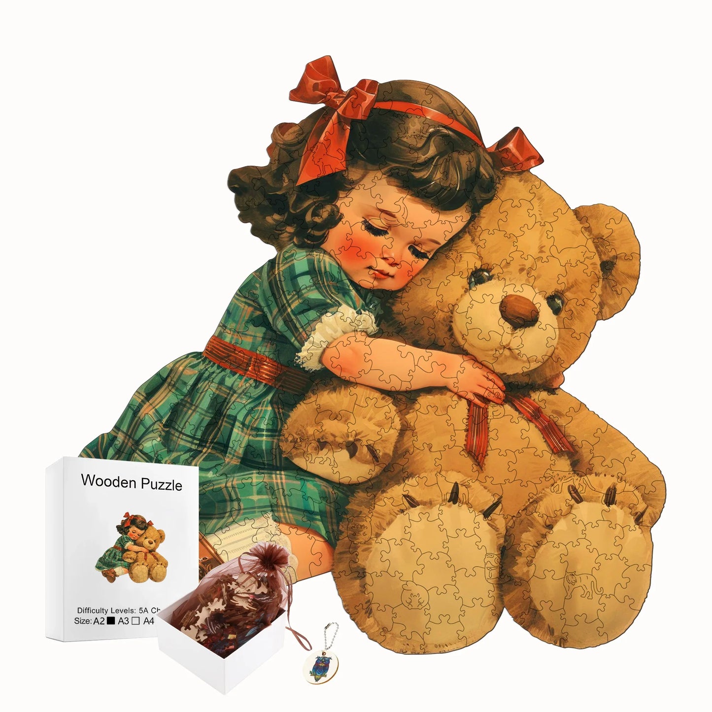 Interesting Wooden Jigsaw Puzzle Artistic Home Decor Christmas and Halloween Gift Toy For Teen And Kid