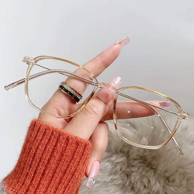 Computer Eye Glasses Metal Frame Anti Radiation Glasses Photochromic Eyeglasses Replaceable Lens Unisex