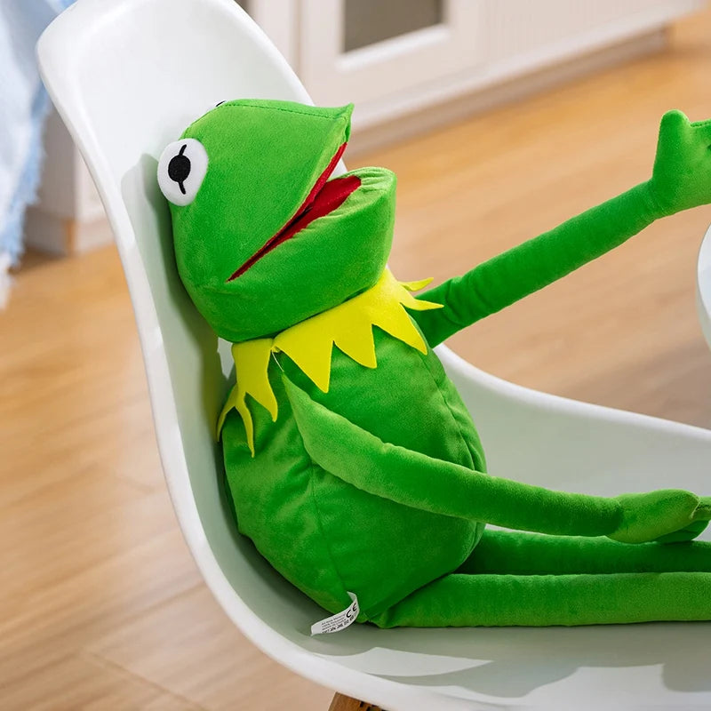 Frog Hand Puppet Soft Stuffed Plush Toys Cute Animal Frog Cosplay As a Prop Plushies Doll Gifts For Kids Stage Performance Props