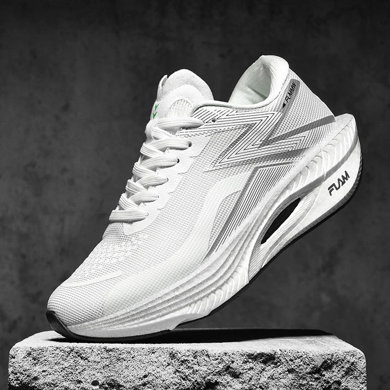 Sneakers Men Running Shoes Carbon Board Marathon Sports Shoes Breathable Lightweight Women's Comfortable Athletic Sneakers1911