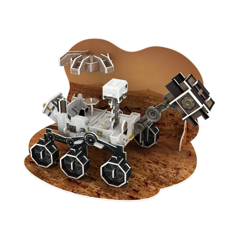 3D Puzzle Space Model Space Exploration Handmade DIY Paper Assembly Early Education Educational Toys Creative Gift Jigsaw