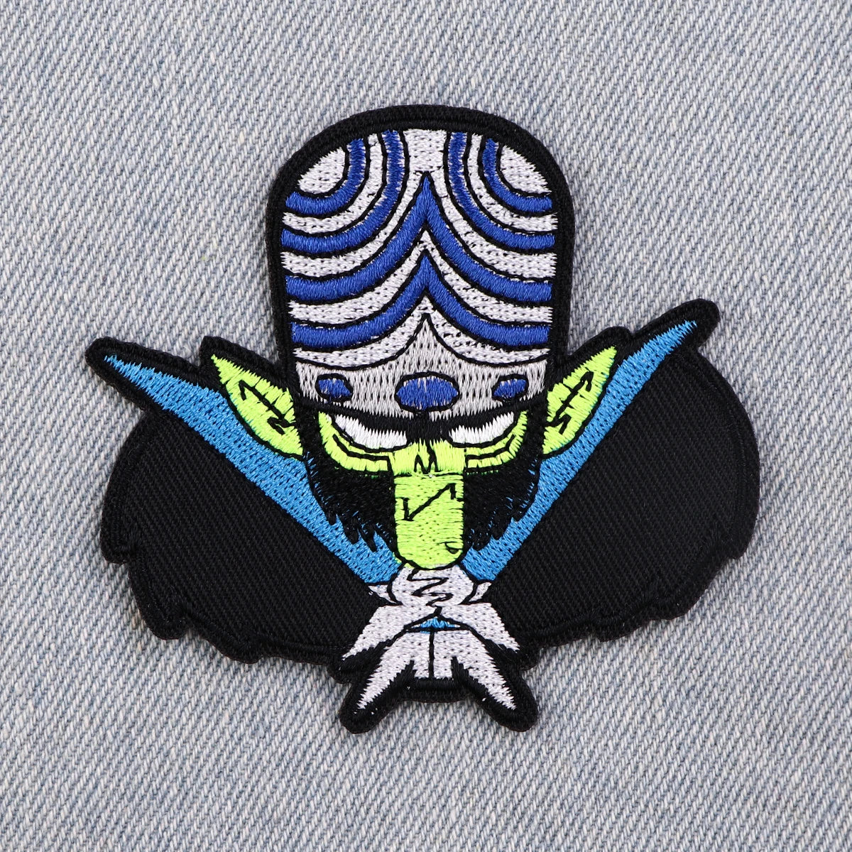Funny Villain Iron On Patch Cartoon Patches For Clothing Embroidered Patches On Clothes Punk Clothes Stripes Decor