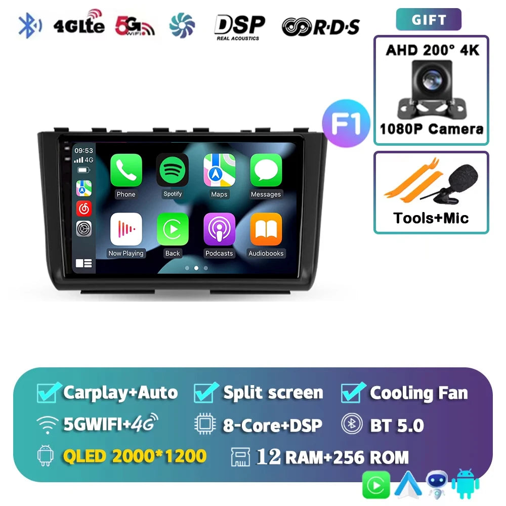 For Hyundai Creta 2 IX25 2021 2K 12+256 QLED Android 15 CarPlay Car Radio Multimedia Video Player GPS stereo Head Unit 4G WIFI