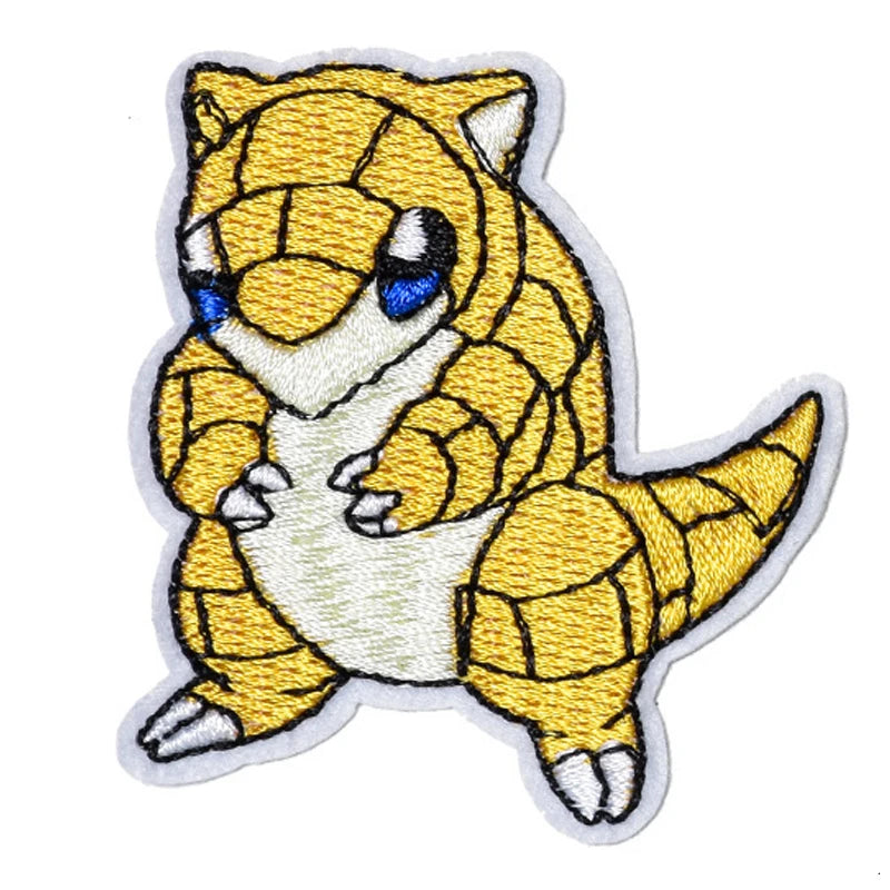 Kawaii Animals Patch Anime Game Embroidered Patches For Clothing DIY Iron on Patches For Clothes Cartoon Patch Stickers