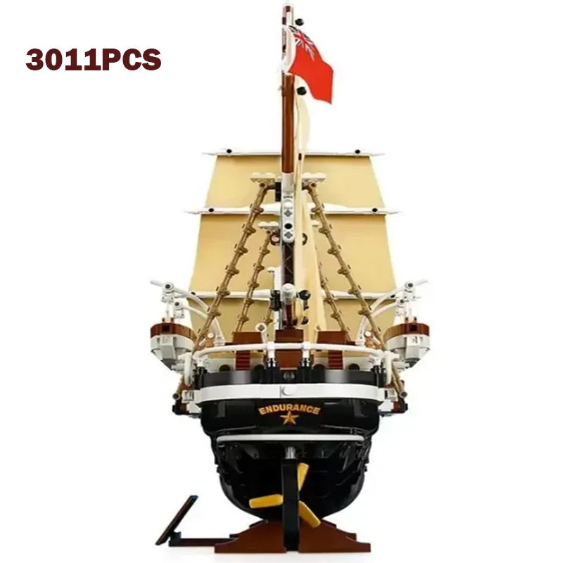 2025 The Endurance Explorer Ship Moc Building Blocks Diy Assemble Bricks Toys