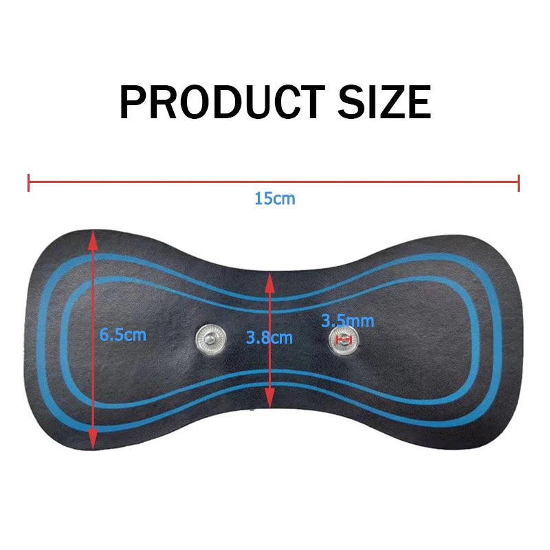 Tens Electrode Pads EMS Neck Massager Gel Patch Accessories Muscle Stimulator